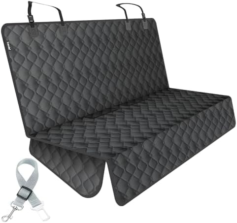 Lassie Back Car Seat Cover for Dogs and Kids with Seat Belt, Universal Fit