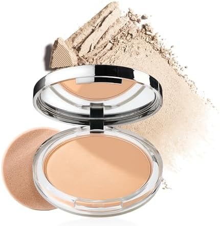 Clinique Stay-Matte Sheer Pressed Face Powder For Oily Skin Types | Sheer Coverage | Minimizes Shine | Makeup & Setting Powder, Stay Neutral