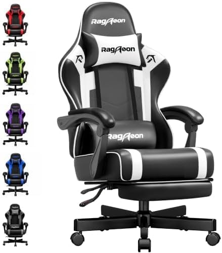 Gaming Chair for Adults Gamer Game Ergonomic PC Chair, 7-Point Support