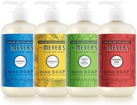 MRS. MEYER'S CLEAN DAY Summer Hand Soap Set, 12.5 fl oz, 4 Pack