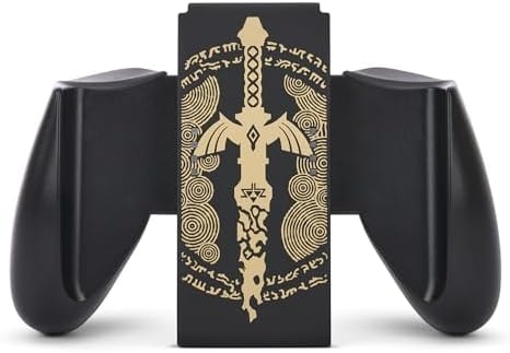 PowerA Joy-Con Comfort Grip for Nintendo Switch - Decayed Master Sword, game controller, gamepad, Nintendo Switch Lite