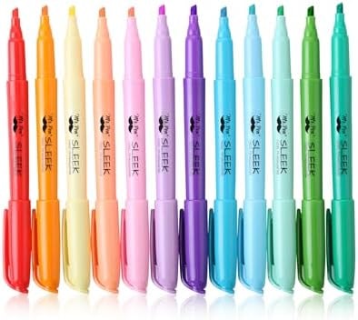 Mr. Pen- Highlighters, 12 Pack, Assorted Colors, Chisel Tip, Quick-Dry