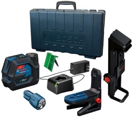 BOSCH PRO GCL165-82CGL 12V Max Connected Green-Beam Cross-Line Laser