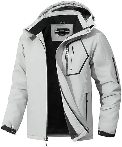 UTWGN Men's Ski Jacket – Waterproof Warm Snow Coat