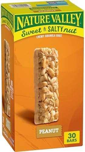 Nature Valley Sweet and Salty Granola Bars, Peanut, 30 Bars, 36 OZ
