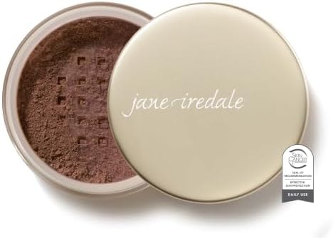jane iredale Amazing Base Loose Mineral Powder | Luminous Foundation with SPF 20 | Oil Free, Talc Free & Weightless | Vegan & Cruelty-Free Makeup, Mahogany, 0.37 oz.