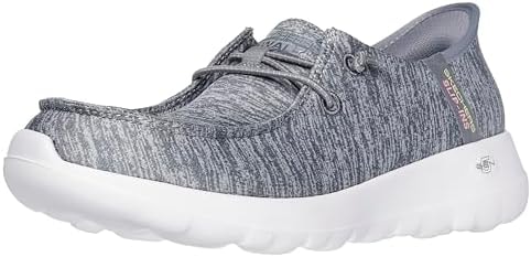 Skechers Women's Hands Free Slip-Ins Go Walk Joy Moc Toe Casual Shoe, Gray, 5 US