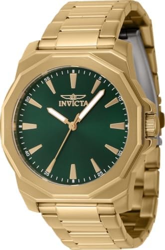 Invicta Men's Speedway 42mm Stainless Steel Quartz Watch, Gold (Model: 46841)