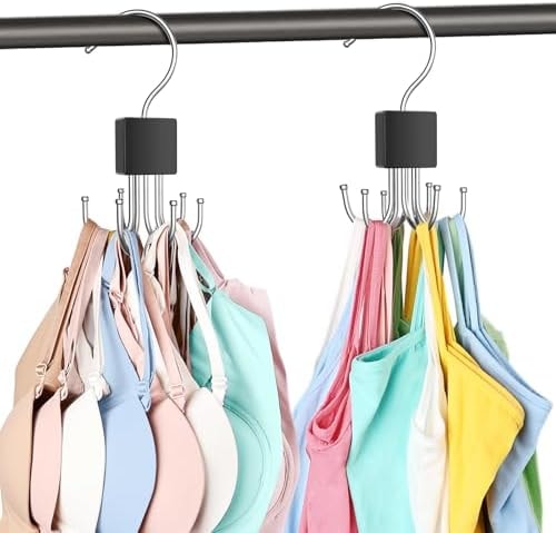 2 Pack Tank Top Hanger, Bra Hanger for Closet Organizer Max 36 Capacity