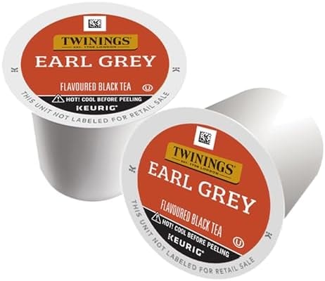 Twinings Earl Grey Black Bergamot Tea K-Cups for Keurig 56 CT Box (1 Pack)