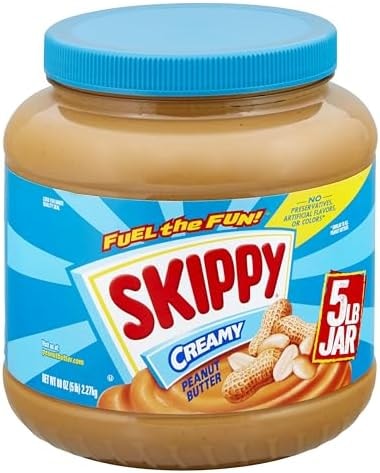 SKIPPY Peanut Butter, Creamy, 7 g protein per serving, 80 oz.