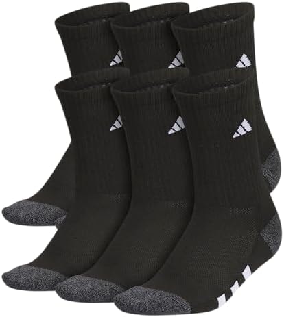 adidas Kids Athletic Cushioned Crew Socks 6 Pairs