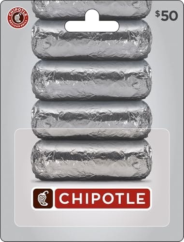 Chipotle Physical Gift Card