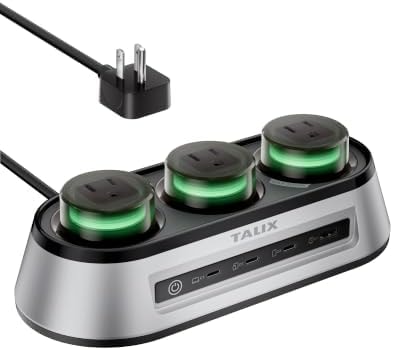 TALIX 150W GaN Desktop Charging Station, 7-in-1 Desktop Charger, RGB