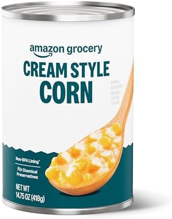 Amazon Grocery, Canned Cream Style Corn, 14.75 Oz (Previously Amazon Fresh, Packaging May Vary)