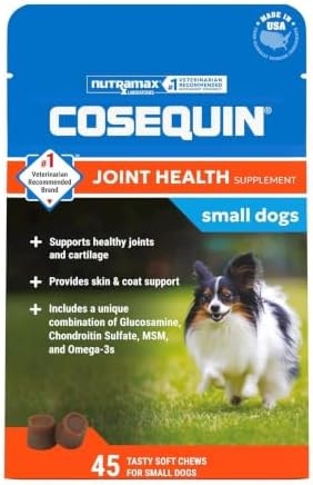 Nutramax Cosequin for Small Dogs, Soft Chews, 45 Count