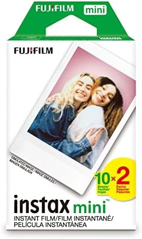 FUJIFILM Instax Mini Instant Film Twin Pack (White), 20 Photos