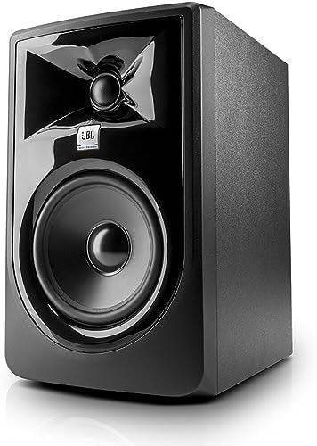 JBL Professional 306P MkII 6-Inch 2-Way Powered, Active Monitor Speaker for Near Field Music Production, Studio Monitor, Desktop Computer, Hi-Fi Audio. Sold individually, Black
