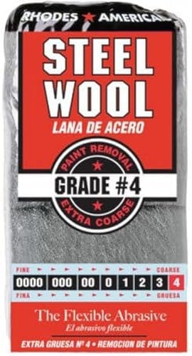 HOMAX PRODUCTS 10121116 Number 4 Steel Wool Pad, 12-Pack