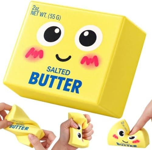 CKXMHM Butter Squishy, Slow Rebound Squeeze Stress Relief Toy