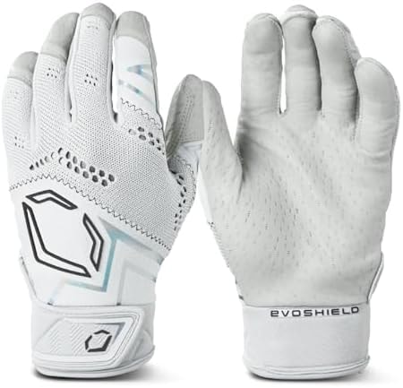 EvoShield Adult Pro-SRZ™ V2 Batting Gloves - Team White, X-Large