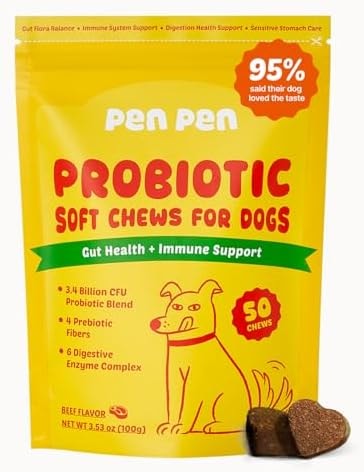 PENPEN Dog Probiotics Supplement for Digestive Health and Immune Support