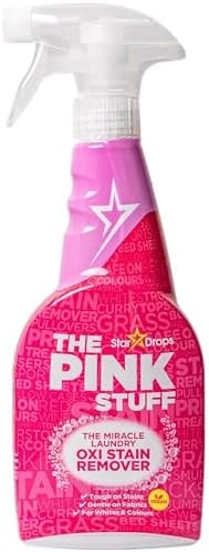 The Pink Stuff Miracle Laundry Oxi Stain Remover Spray, 16.9 Fl Oz