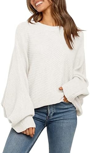 Mafulus Womens Oversized Sweater Fall Winter Slouchy Pullover Jumper Tops