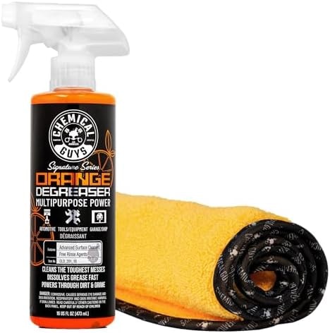 Chemical Guys, Signature Orange Degreaser Kit with Microfiber Towel, 16 oz