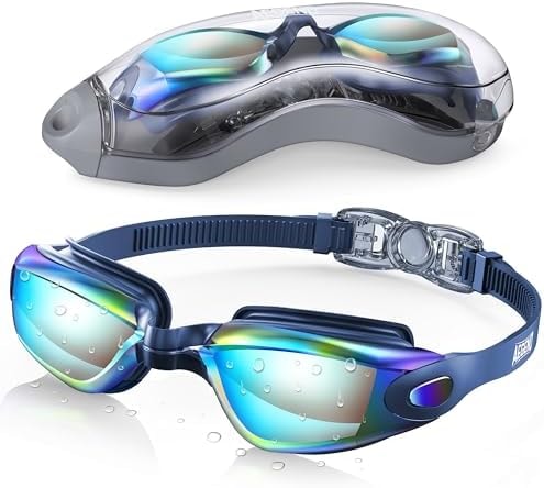 Aegend Swim Goggles, Swimming Goggles No Leaking Full Protect Adult Youth