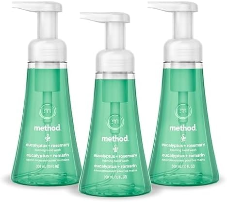 method Foaming Hand Wash, Eucalyptus + Rosemary, 10 fl oz, 3 pack