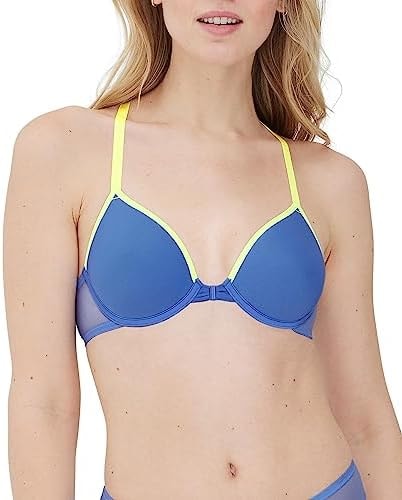 Skarlett Blue Women's Spellbound Front Close Spacer Bra 328212, Pool Party/Aloe, 38C