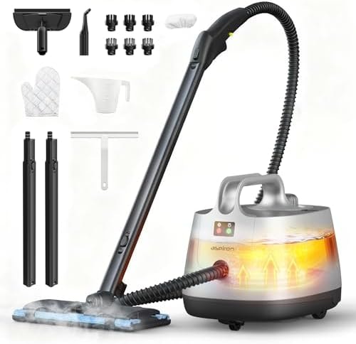 Aspiron Steam Cleaner, 293°F 58 PSI High Pressure Handheld Steam Mop