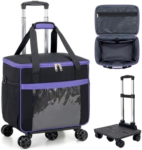 Amythe 5-Wheel Rolling Tote Bag for 15.6 in Laptop