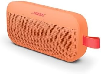 Bose SoundLink Flex Bluetooth Speaker (2nd Gen) - Portable Outdoor Speaker with Hi-Fi Audio, Waterproof and Dustproof, USB-C, Up to 12 Hours Battery Life, Sunset Peach - Limited Edition Color