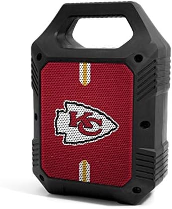 SOAR NFL ShockBox XL LED Wireless Bluetooth Speaker, Kansas City Chiefs