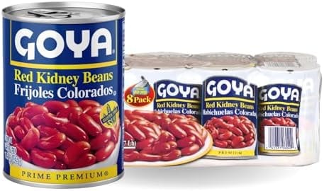 Goya Foods Red Kidney Beans, 15.5 Ounce (Pack of 8)