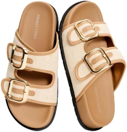 Project Cloud Adjustable Sandals For Women Slides Womens with Soft Insole