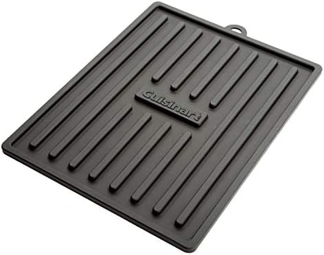 Cuisinart CTM-820 Silicone Grill Tool Mat, 11" x 14", Black