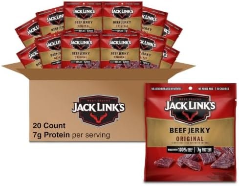 Jack Link's Beef Jerky Multipack - Original - 0.625 oz (20 Pack)