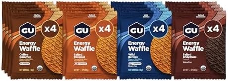 GU Energy Stroopwafel Variety Pack Sports Nutrition Waffle, Caffeine Included, and Kosher Dairy, On-the-Go Energy for Any Workout, 16 Count