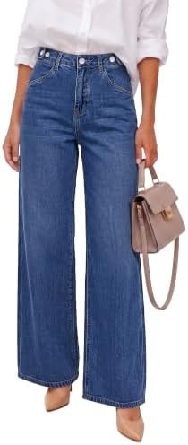 GRAPENT High Waisted Jeans High Rise Jeans for Women Trendy Indigo SkyBlue