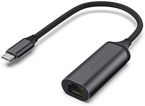 Upgrow USB C to Ethernet Adapter Portable USB C 3.0 to 1-Gigabit 10/100/1000 Mbps RJ45 for MacBook Pro,MacBook Air,iPad Pro, ChromeBook, XPS, Galaxy, and More