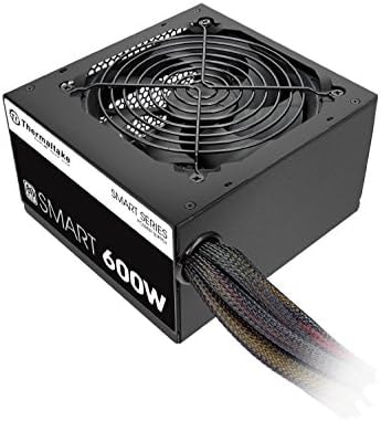 Thermaltake Smart Power Supply - 600W, 80 Plus, White, Active PFC, S/Cable