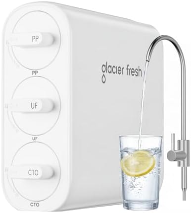 GLACIER FRESH GFU06 0.01μm Ultra Filtration Under Sink Water Filter System