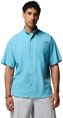 Columbia Men's PFG Tamiami II Short Sleeve Sun Protection Fishing Shirt