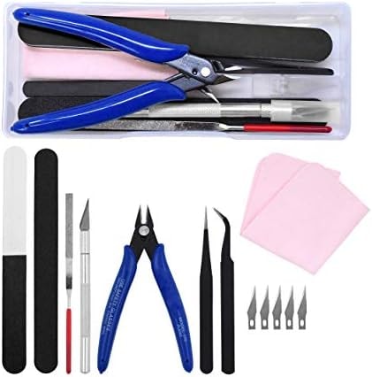 Mandala Crafts 13 Model Building Hobby Tools Kit for 3D Plastic Miniatures