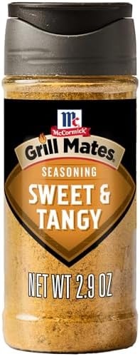 McCormick Grill Mates Seasoning, Sweet & Tangy, Grilling Seasoning for Mouthwatering Chicken, Steak, Seafood, and More, 2.9 oz