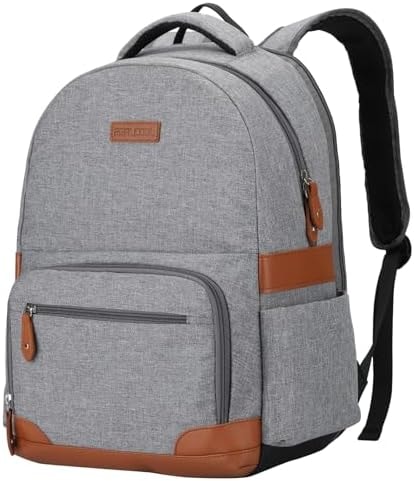 RealCool 15.6-17.3" Laptop Backpack, 31L Water Resistant Travel Bag