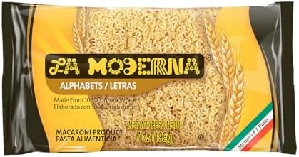La Moderna Alphabet Letras Pasta, 7 oz, Pack of 1